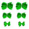 Picture of Green Bows for Girls,6PCS Hand-made Grosgrain Ribbon Hair Bows Alligator Clips Hair Accessories for Little Teen Toddler Girls Kids (Green)