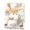 Picture of Hudson Baby Unisex Baby Plush Mink and Sherpa Blanket, Modern Neutral Safari, One Size
