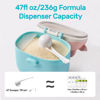 Picture of NCVI Baby Formula Dispenser On The Go, Formula Container to Go, Formula Holder for Travel, Outdoor Picnic with Baby Infant, Portable Container for Milk Powder, Snacks, Candy, Fruits (Green)
