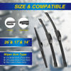 Picture of 5 PLUS® Silicone Windshield Wipers Replacement for 2007-2015 MAZDA CX-9 Wiper Blades(Set of 3),Automotive Replacement Windshield Wiper Blades For My Car-26"/17"/14"