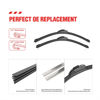 Picture of 3 Wipers 21"/18"/11" Windshield Wiper Blades Replacement for Toyota Matrix 2008 2007 2006 2005 2004 2003+More cars,24inch 18inch Front Wiper Blades with 11inch Rear Wiper Blade for my car
