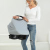 Picture of Breathable Car Seat Cover for Babies - Multi-Purpose Soft Rayon Nursing Cover for Breastfeeding, High Stretchy Infant Carseat Canopy, Stroller Cover (Light Grey)