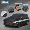 Picture of Holthly 100% Waterproof Outdoor Car Covers for SUV, 10 Layers Car Cover Waterproof All Weather Rain Snow UV Protection. Custom Fit for KIA Seltos, Honda Element, Toyota CHR, Mazda CX30 CX-30,etc