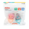 Picture of Nuby Silicone Softees Pacifier and Teethers - (5-Pack) Silicone Baby Pacifiers and Teethers - 0+ Months - Assorted Pastel Colors