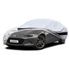 Picture of Holthly 10 Layer Car Cover Waterproof All Weather for Coupe,100% Waterproof Outdoor Car Covers Custom Fit for Mazda Miata MX5 MX-5, Toyota Mr2, Pontiac Solstice, Kia Rio,etc Silver