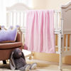 Picture of CREVENT 30''X40'' Soft Cozy Warm Baby Blankets for Boys Girls Solid Color - All Season Use - Newborn Essentials (Wave Baby Pink)