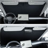 Picture of TSELLER for Tesla Model 3 Model Y Sunshade Folding Windshield Sunshade Front Window Sun Shade Block UV Rays Heat 2016-2024 Accessories