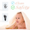 Picture of MengNi Baby Footprint Handprint Pet Paw Print Kit Large Size with 4 Ink Pads and 8 Imprint Cards