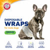 Picture of Arm & Hammer for Pets Male Dog Wraps, Medium 24 Ct | Ultra-Absorbent, Adjustable Male Dog Diapers with Leak-Proof Protection & Wetness Indicator | Arm & Hammer Baking Soda Enhanced for Odor Control