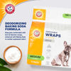 Picture of Arm & Hammer for Pets Male Dog Wraps, Medium 24 Ct | Ultra-Absorbent, Adjustable Male Dog Diapers with Leak-Proof Protection & Wetness Indicator | Arm & Hammer Baking Soda Enhanced for Odor Control