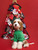 Picture of Fitwarm 3 Pack Classic Fleece Dog Sweater, Christmas Dog Winter Clothes for Small Dogs Boy Girl, Holiday Xmas Pet Apparel, Burgundy Red, Green, Navy Blue, Large