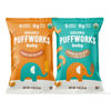 Picture of Puffworks Baby Peanut and Almond Variety Pack, Perfect for Early Peanut Introduction, Plant Protein, USDA Organic, Gluten-Free, Vegan, Non-GMO, Kosher, 0.5 Ounce (Pack of 12)