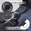 Picture of JoyDaog Warm Fleece Dog Coats for Medium Dogs,D-Rings Waterproof Puppy Jacket for Cold Winter,Black L