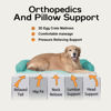 Picture of Orthopedic Large Dog Bed Washable: Large Size Dog Beds with Removable Washable Cover, XXLarge Orthopedic Aqua Blue Dog Beds for Big Pet Dogs