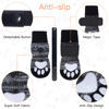 Picture of EXPAWLORER Double Side Anti-Slip Dog Socks with Adjustable Straps - Strong Grips Traction Control for Indoor on Hardwood Floor Wear, Best Paw Protector for Puppy Small Medium Large Dogs