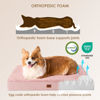 Picture of EHEYCIGA Orthopedic Medium Dog Beds for Small Dogs with Removable Washable Cover for Crate, Pink, 30x20