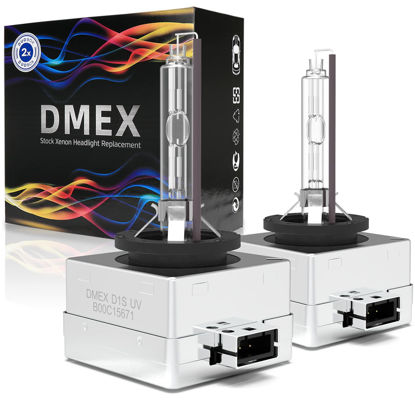 Picture of DMEX D1S Xenon HID Headlight Bulbs 4300K Warm White 35W 66144 66140 85140 85415 Replacement - Pack of 2(NOT fit Halogen Headlight Assembly)