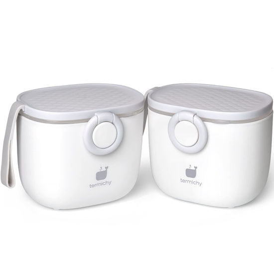 Picture of Termichy Baby Formula Dispenser, Portable Formula Dispenser Container with Scoop and Carry Handle for Travel Outdoor Activities for Baby Infant, 500ml