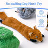 Picture of SHARLOVY Dog Squeaky Toys No Stuffing 5 Pack Plush Dog Toys for Medium Dog Toys Crinkle Dog Toys Durable Dog Chew Toys Cute Animals Puppy Toys for Teething Pet Toys