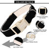 Picture of ARING PET Dog Collar-Cotton Black Dog Collar for Small Dogs, Adjustable Lightweight Pet Collars with Quick Release Buckle for Small Medium Large Dog