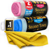 Picture of Premium 2pk +1 Free Shammy Cloth for Car Drying - (26"x17") - Super Absorbent Chamois Towel for Car - Reusable & Scratch-Free Shammy Towel for Cars - Soft Car Drying Towels