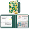 Picture of CoBak Car Registration and Insurance Holder - Vehicle Glove Box Car Organizer, Auto Truck Comparment Accessories Case for Essential Document, Driver License, Cards (Blossom Forest Green)