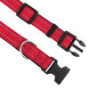 Picture of PWOD Reflective Dog Collar, Adjustable Soft Neoprene Padded Nylon Pet Collars with Buckle for Medium Dogs,M, Red