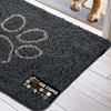 Picture of Gorilla Grip Ultra Absorbent Grippy Doormat for Muddy Dog Paws, 48x30 Machine Washable Soak Stopper Rugs Cleaner Floors, Bed Mat for Dirty Dogs, Indoor Entrance Door Rug Pet Bed Mats Charcoal
