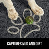 Picture of Gorilla Grip Ultra Absorbent Grippy Doormat for Muddy Dog Paws, 48x30 Machine Washable Soak Stopper Rugs Cleaner Floors, Bed Mat for Dirty Dogs, Indoor Entrance Door Rug Pet Bed Mats Charcoal