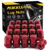 Picture of MIKKUPPA M12x1.5 Lug Nuts - Replacement for 2006-2019 Ford Fusion, 2000-2019 Ford Focus, 2001-2019 Ford Escape Aftermarket Wheel - 20pcs Red Closed End Lug Nuts