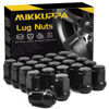 Picture of MIKKUPPA 24pcs M12x1.5 Lug Nuts - 3/4" Hex 1.4" Tall Black Closed End Lug Nuts Replacement for 2013-2024 Ford Ranger, 2012-2024 Chevy S10 Aftermarket Wheel Lug Nut