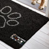 Picture of Gorilla Grip Ultra Absorbent Grippy Doormat for Muddy Dog Paws, 30x20 Machine Washable Soak Stopper Rugs Cleaner Floors, Bed Mat for Dirty Dogs, Indoor Entrance Door Rug Pet Bed Mats Black White