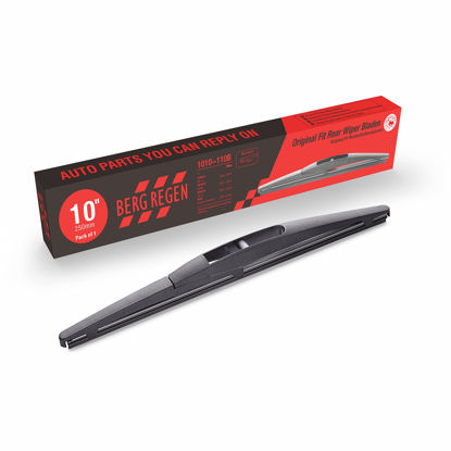 Picture of BERG REGEN Rear Wiper Blades 10 inch(10-B), Replacement For Honda HR-V 22-16, Mitsubishi Outlander Sport 21-11, Infiniti QX56 13-11, QX80 21-14, CX-3 21-16, Back Windshield Wiper Blades +More Cars