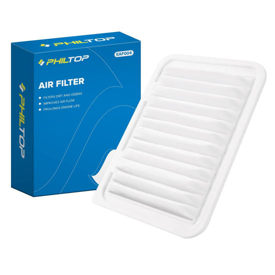 Picture of PHILTOP Engine Air Filter CA10190 Replacement for Toyota, Pontiac & Scion Models - Corolla 2009-2019, Matrix 2009-2014, Yaris 2006-2018, Vibe 2009-2010, iM 2016, xD 2008-2014