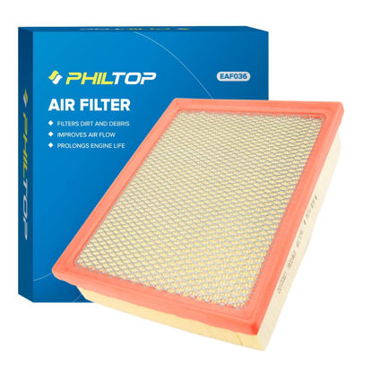 Picture of PHILTOP Engine Air Filter CA11895 Replacement for 2013-2022 Toyota (4.0L, 4-6L & 5.7L), Flexible Panel