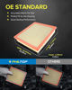 Picture of PHILTOP Engine Air Filter CA11895 Replacement for 2013-2022 Toyota (4.0L, 4-6L & 5.7L), Flexible Panel