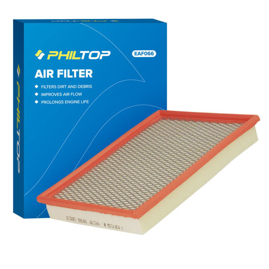 Picture of PHILTOP Engine Air Filter CA8817 Replacement for Jeep Grand Cherokee 2005-2010, Commander 2006-2010, Liberty 2002-2007, Flexible Panel