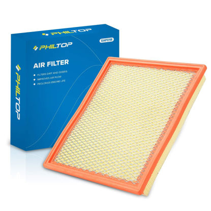 Picture of PHILTOP Engine Air Filter CA7440 Replacement for Nissan Armada, Frontier, NV1500, NV2500, NV3500, Pathfinder, Titan, Xterra & Jeep Grand Cherokee & Infiniti QX56, 1993-2023