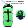 Picture of VIVAGLORY Dog Life Jacket, Dog Life Vest for Swimming & Boating, Ripstop, Bright Green, XLarge