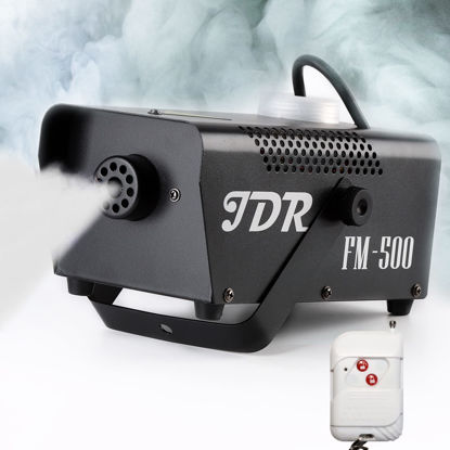 Picture of Fog Machine JDR Mini 500W Smoke Machine with Auto Mode and Wireless Remote Control Portable Fogger for Outdoor, Parties, Stage Effect, Indoor, Disco, Halloween, Disinfection or Weddings 2500CFM|FM-3