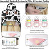 Picture of Tenot Large Capacity Baby Diaper Bag Backpack with Insulated Pockets, Waterproof, Stylish Cow Print Design, Suitable for Boys and Girls