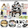 Picture of Tenot Large Capacity Baby Diaper Bag Backpack with Insulated Pockets, Waterproof, Stylish Cow Print Design, Suitable for Boys and Girls