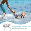 Picture of VIVAGLORY Dog Life Jacket, Dog Life Vest for Swimming & Boating, Ripstop, Leaves Blue, XLarge