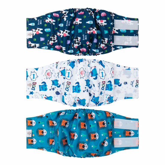 Picture of CuteBone Dog Diapers Male Medium DM14M
