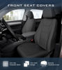 Picture of VALIHO Premium Waterproof Car Seat Cover Full Set, Front and Rear Split Bench Seat Covers for Cars with Thicker Padding, Easy to Install Car Seat Cover Set (Black)