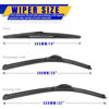 Picture of 3 wipers Replacement for BMW X3 2004-2010, Windshield Wiper Blades Original Equipment Replacement - 22"/20"/14" (Set of 3) U/J Hook