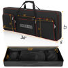 Picture of AKOZLIN 34"x13"x4" Electric Piano Keyboard 49 Key Keyboard Case Gig Bag with Adjustable Straps and 5-Pocket for Keyboard Accessaries