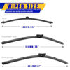 Picture of 3 wipers Replacement for Audi Q7 2016-2023 Audi SQ7 2017-2023, Windshield Wiper Blades Original Equipment Replacement - 27"/20"/15" (Set of 3) Top Lock