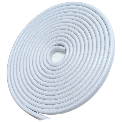 Picture of SYOAUTO 32Ft(10M) Door Edge Guard White Car Door Edge Guards Door Edge Protector for Cars Rubber Auto Door Trim U Shape Build in Metal Sheet No Need Adhesive Easy to Cut Door Guards for Most Cars