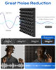 Picture of Sonicism Pyramid Acoustic Panels with Self-Adhesive 48 Pack,12" X 12" X 1" Sound Proof Foam Panels for Walls of High Density,Soundproof Wall Panels Fast Expand,Sound Absorption and Decoration,Black